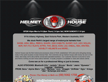 Tablet Screenshot of helmethouse.com.au